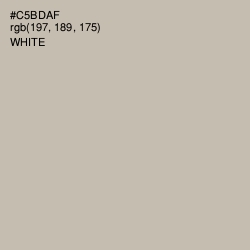 #C5BDAF - Bison Hide Color Image